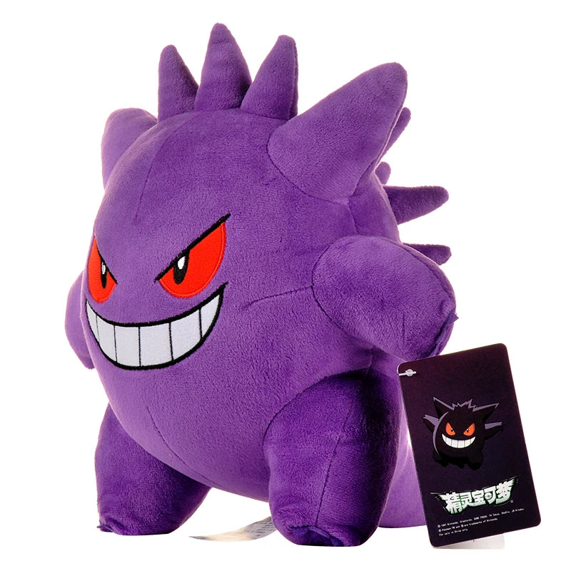 Gengar juguetes de Peluche Pokemon Gengar muñeco de Peluche diablo Peluche divertido Anime Pikachu Peluches Kawaii colección de pasatiempos regalos de navidad
