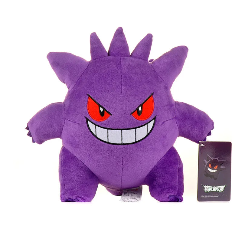 Gengar juguetes de Peluche Pokemon Gengar muñeco de Peluche diablo Peluche divertido Anime Pikachu Peluches Kawaii colección de pasatiempos regalos de navidad