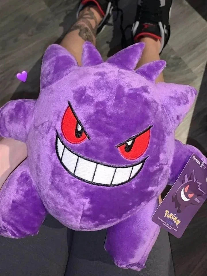 Gengar juguetes de Peluche Pokemon Gengar muñeco de Peluche diablo Peluche divertido Anime Pikachu Peluches Kawaii colección de pasatiempos regalos de navidad